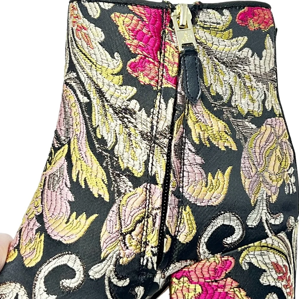 Sam Edelman women's Taye Jacquard floral embroidered ankle booties size 6.5 NWT - Picture 9 of 15